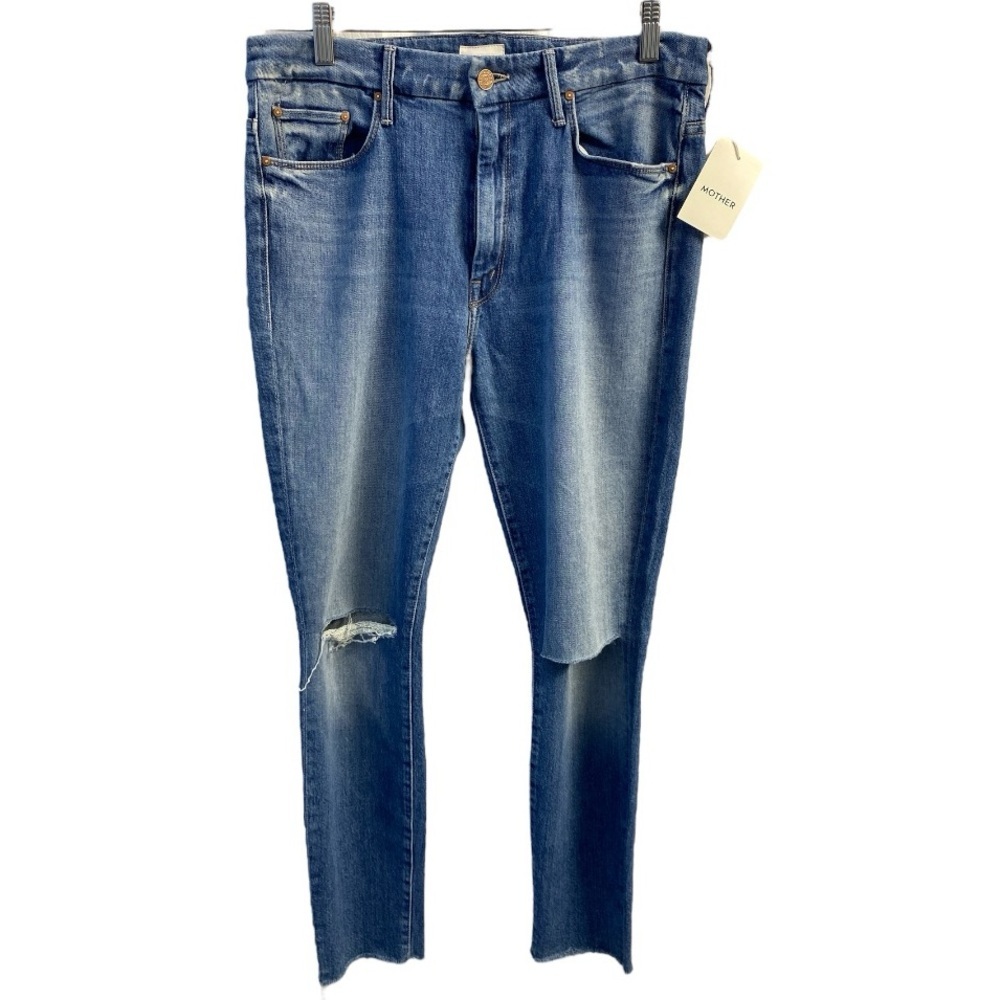 Mother Denim The Looker Ankle Fray Jeans Spice It Up Sz 31 NWT High Rise Stretch